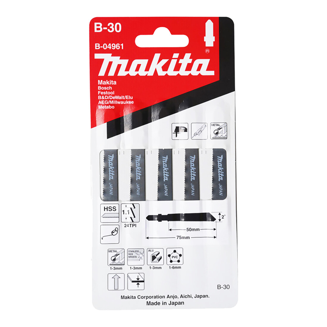 Makita STICHSAEGEBLATT HSS