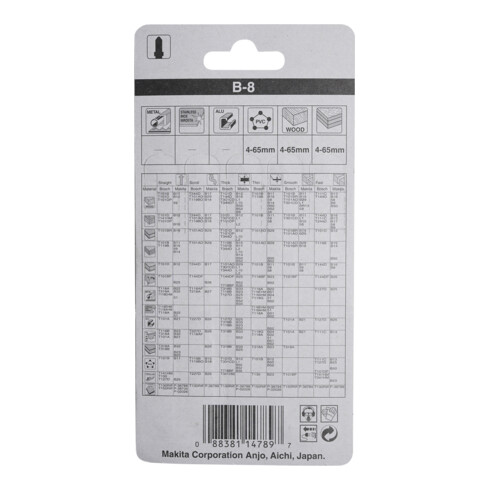 MAKITA STICHSAEGEBLATT 75-8Z  HCS(A-85232)