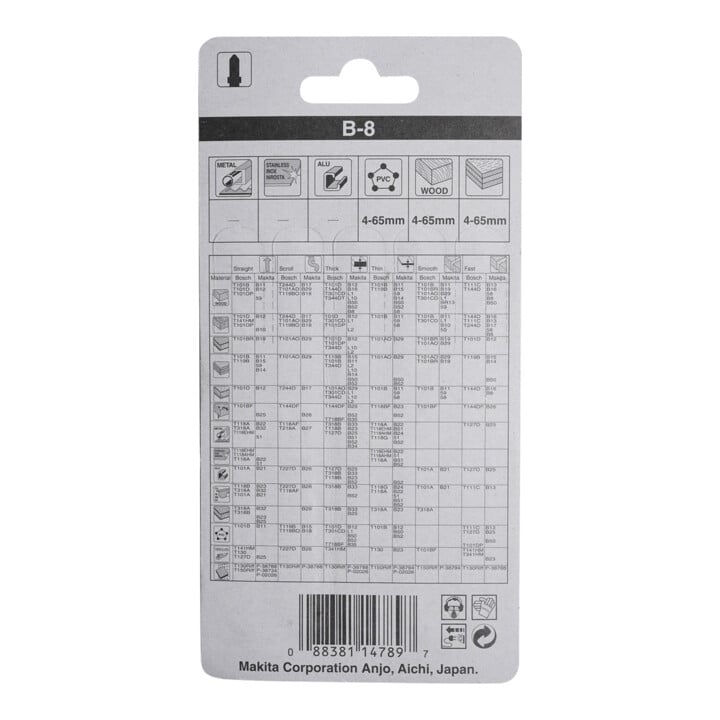 MAKITA STICHSAEGEBLATT 75-8Z  HCS(A-85232)
