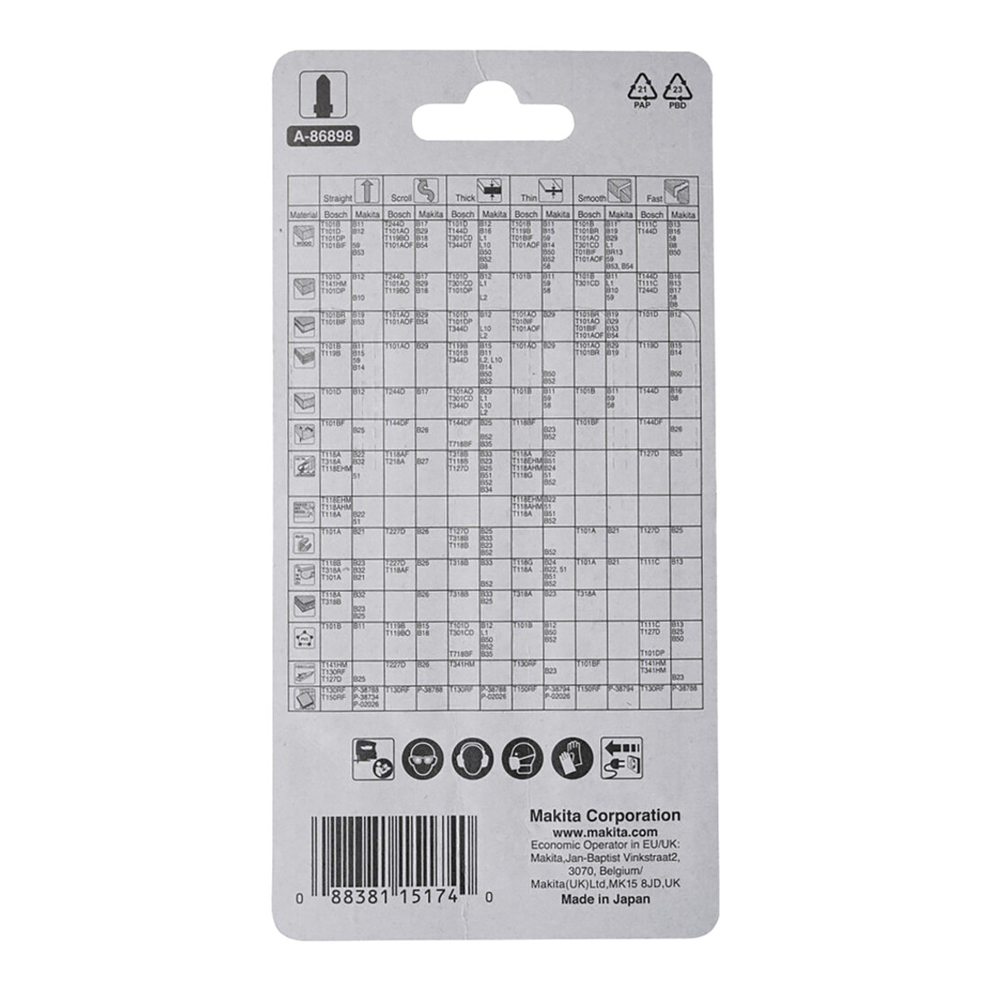 Makita Stichsägeblatt Sortiment