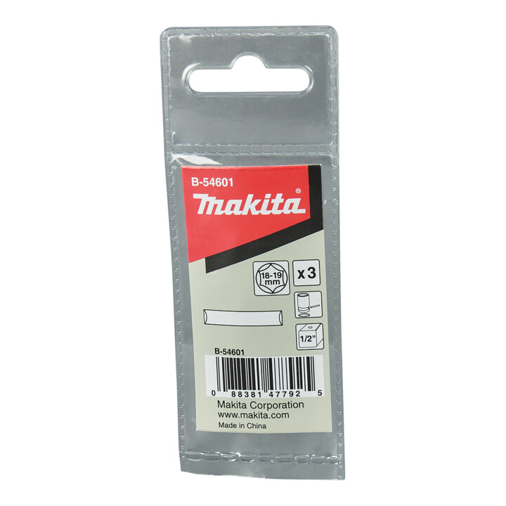 Makita Stift-Set f. 1/2" 18-19mm B-54601