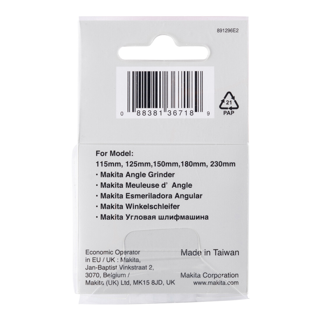 Makita systeemaccessoires EZYNUT M14 f. WS 180/230mm (195354-9)