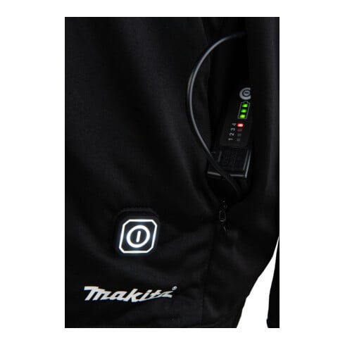 T-shirt thermique sans fil Makita à col rond