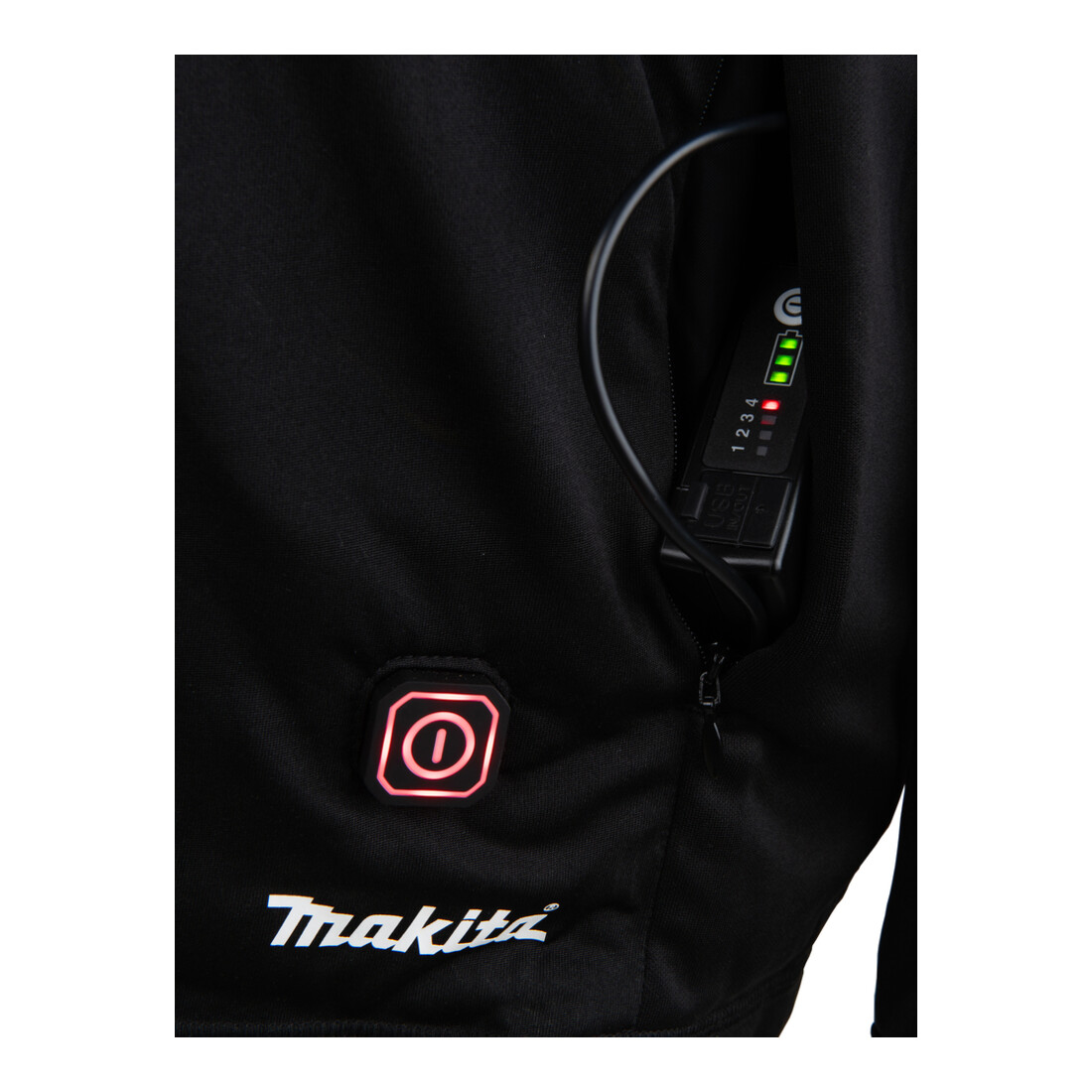 Makita T-shirt thermique sans fil col rond taille 2XL