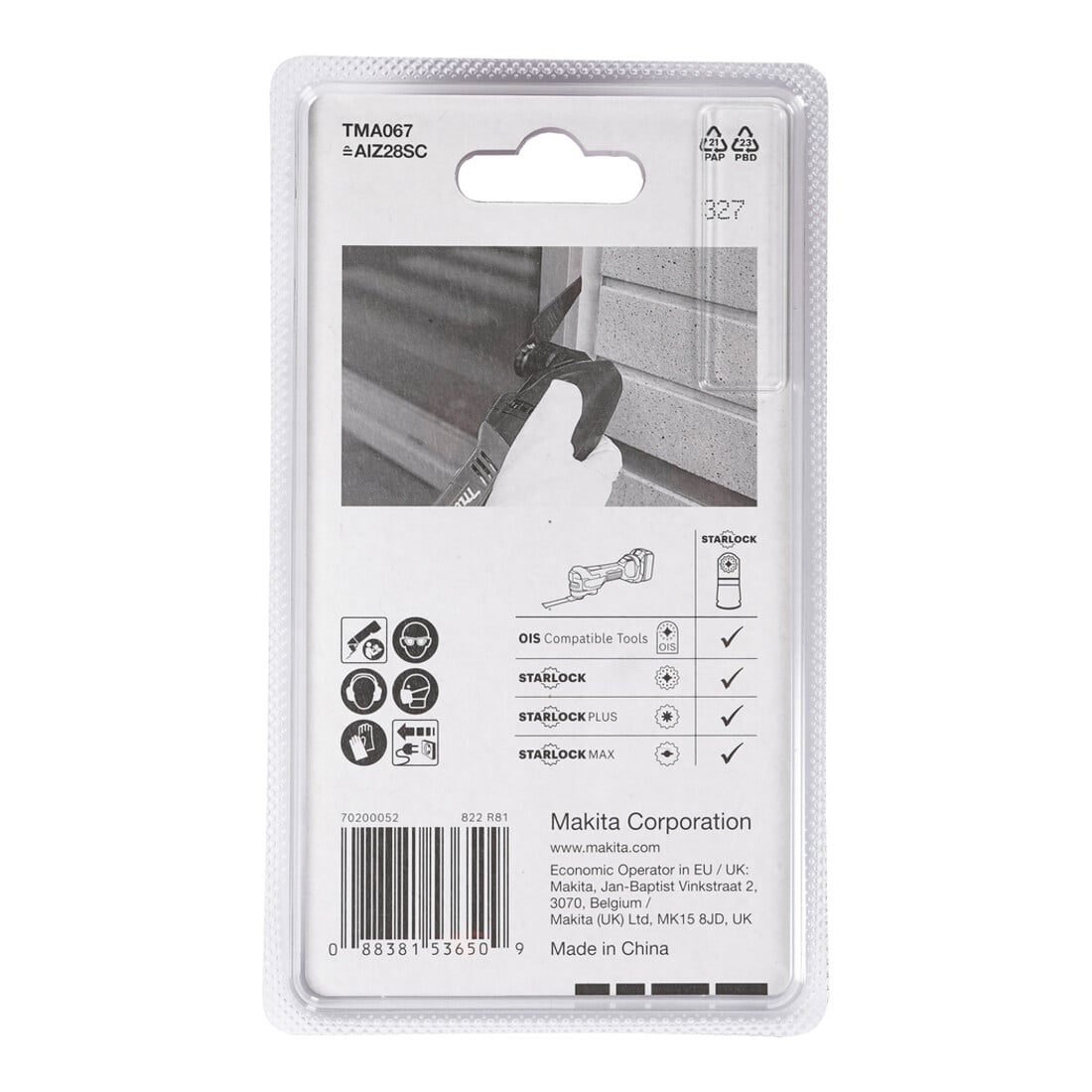Makita Taglierina per giunti universali TMA067