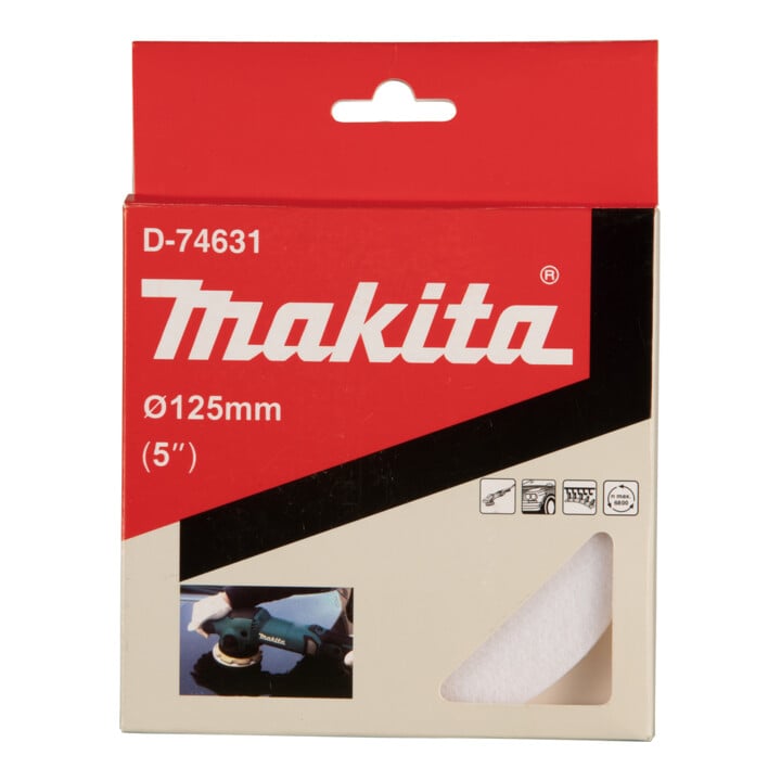 Makita Tampon en feutre 125 mm à scratch