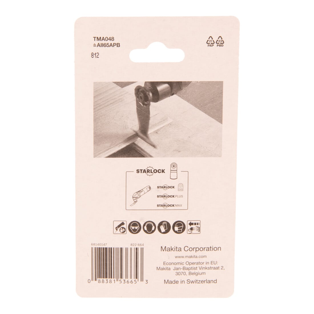 Makita Tauchsägeblatt 6 5mm TMA048 5-Stück