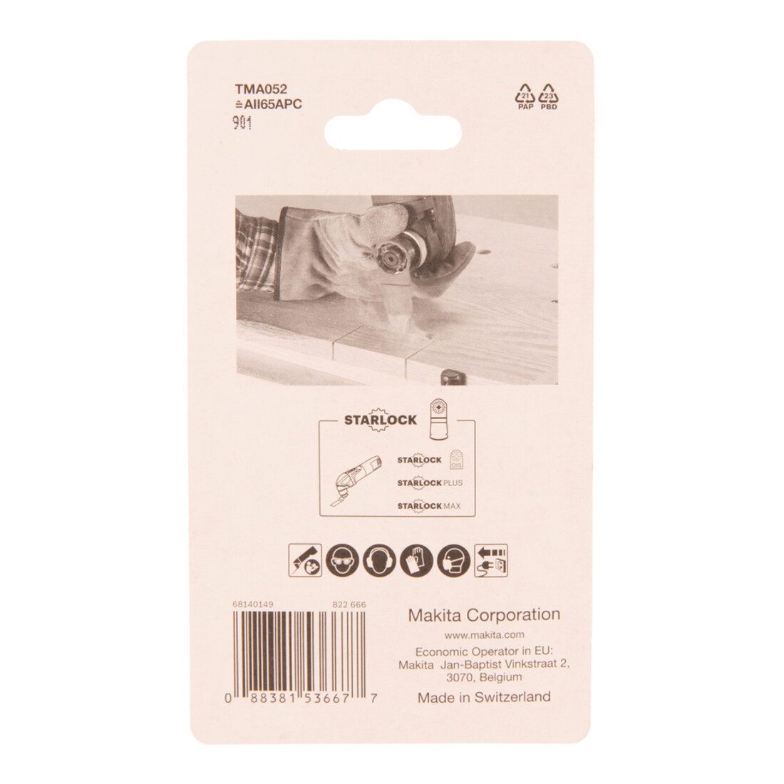 Makita Tauchsägeblatt 65mm TMA052