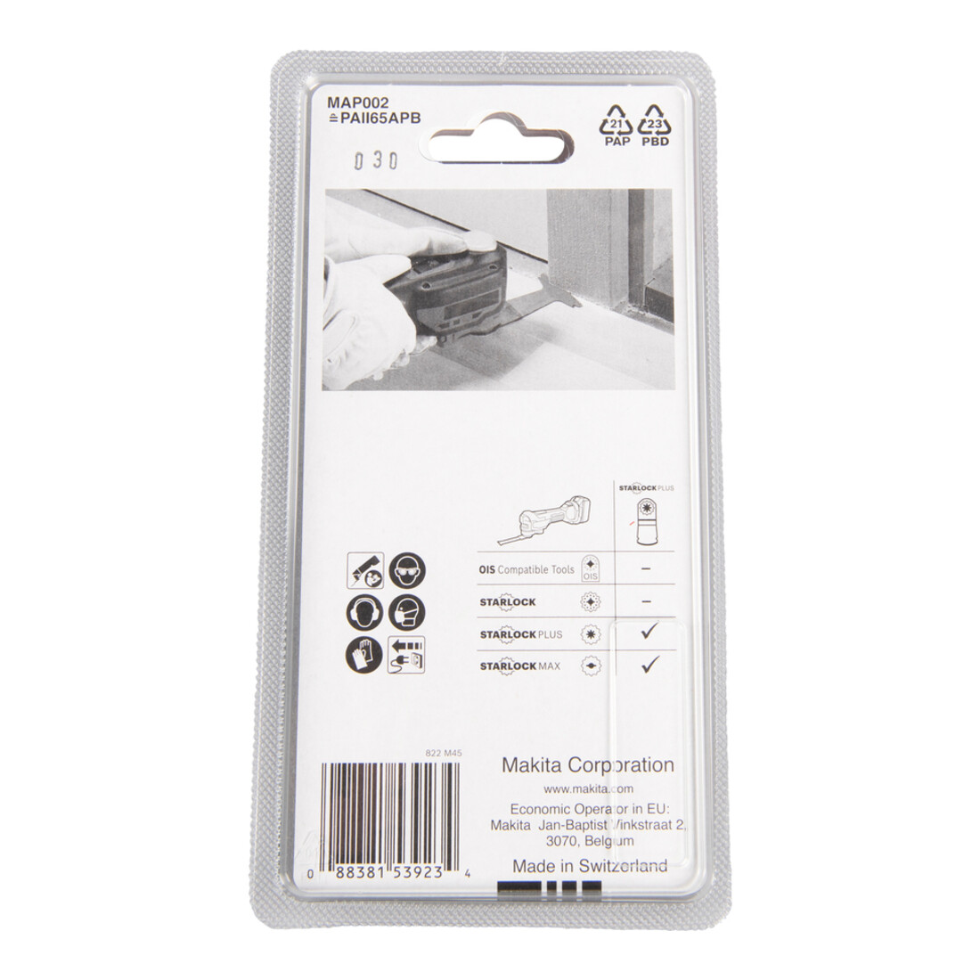 Makita Tauchsägeblatt MAP002 65x50 mm 1,3 mm