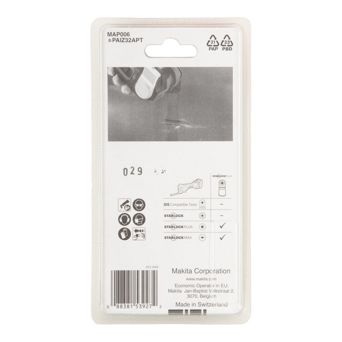 Makita Tauchsägeblatt MAP006 32x50 mm 1,3 mm