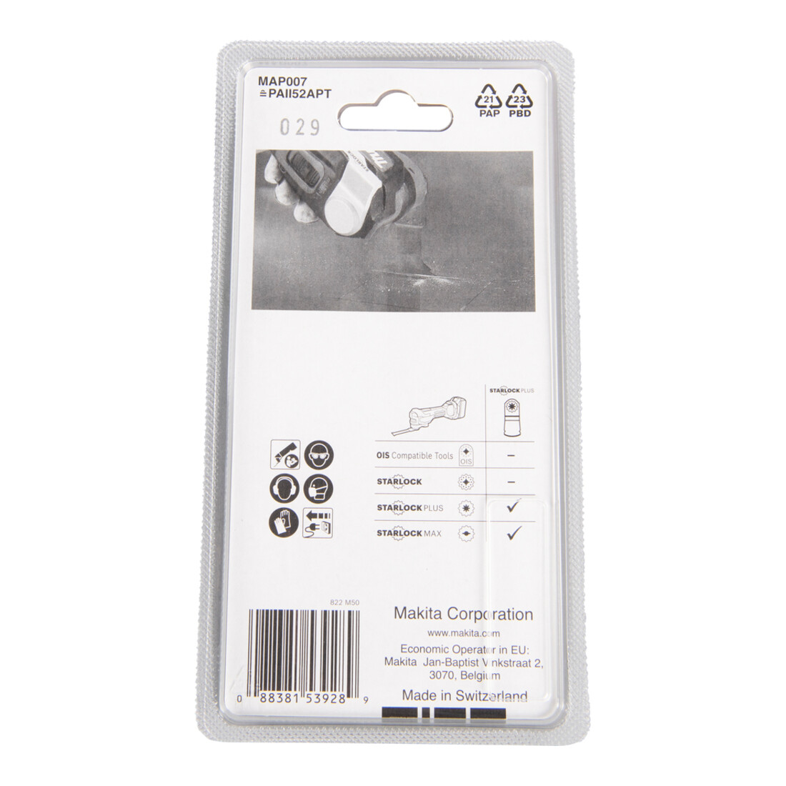 Makita Tauchsägeblatt MAP007 52x50 mm 1,3 mm