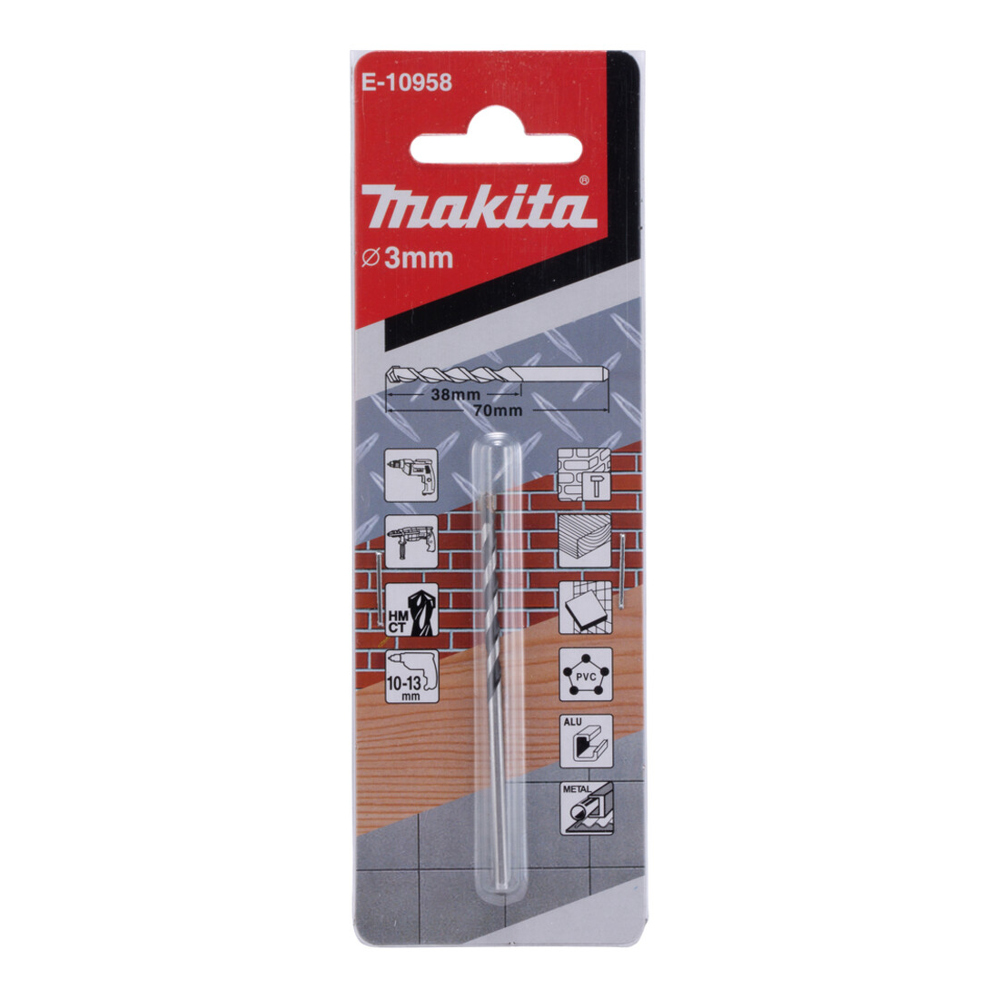 Makita TCT Multibohrer 3x70mm