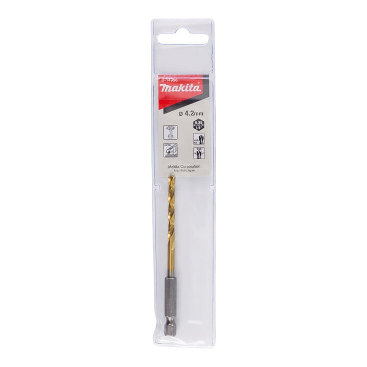 Makita Titanbohrer HSS4,2mm 1/4 (D-14956)''