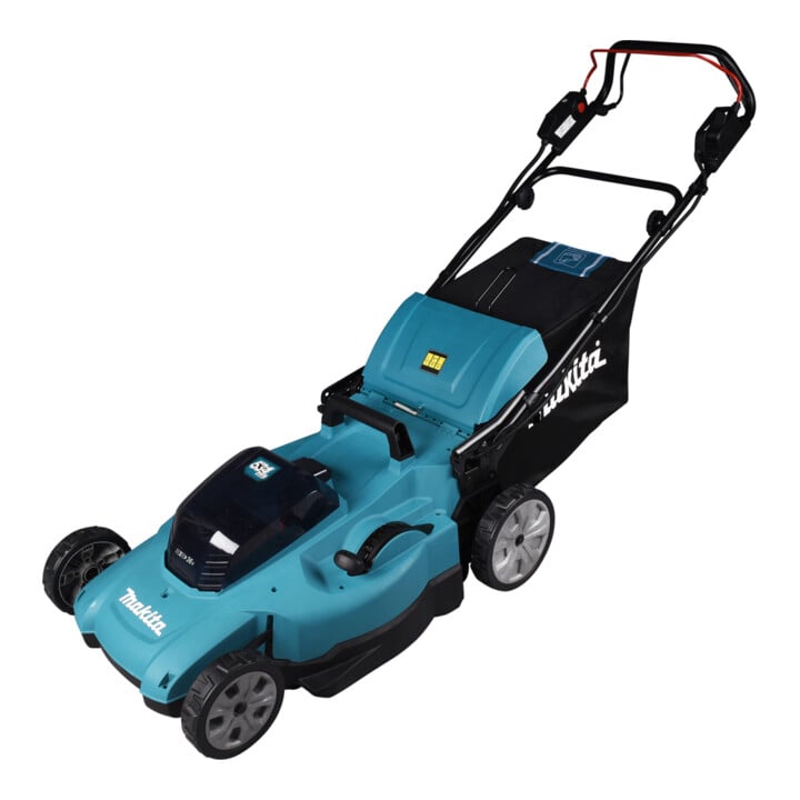 Makita Tondeuse à gazon sans fil 2x18V / 5,0 Ah, 2 batteries + chargeur