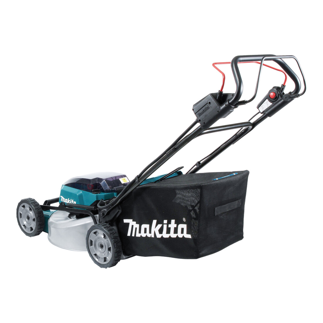 Makita Tondeuse à gazon sans fil 2x18V / 5,0 Ah, 2 batteries + chargeur