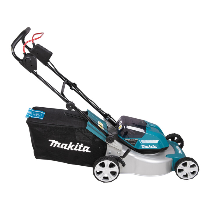 Makita Tondeuse à gazon sans fil 2x18V / 6,0 Ah, 4 batteries + chargeur