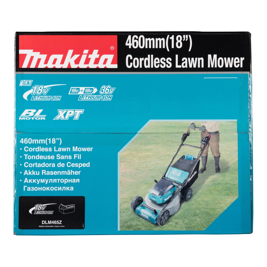 Makita Tondeuse à gazon sans fil 2x18V (sans batterie, sans chargeur)
