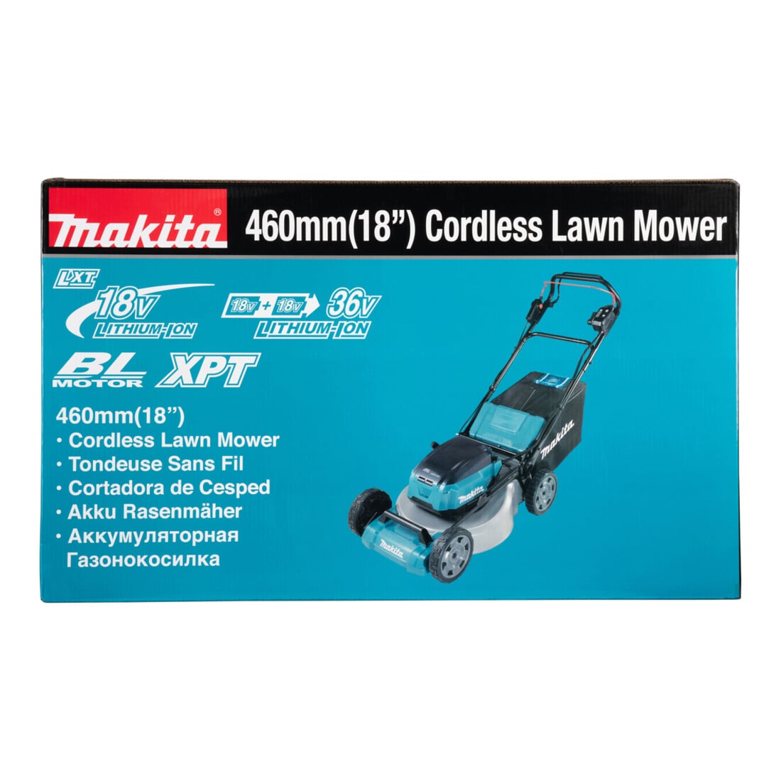 Makita Tondeuse à gazon sans fil 2x18V (sans batterie, sans chargeur)