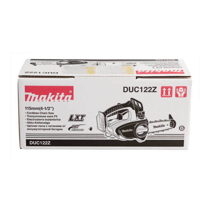 Makita top handle accu kettingzaag 18 V DUC122Z soloversie