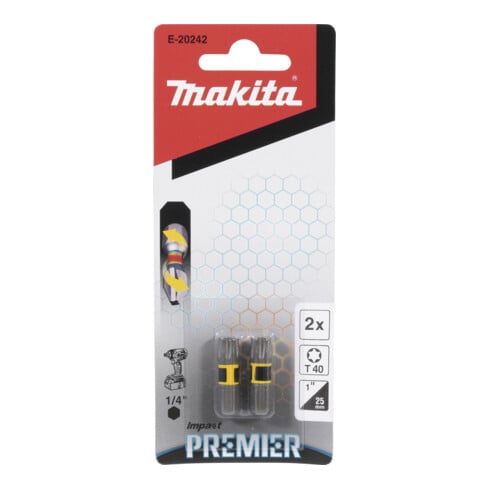 Makita Torsion Bit T40 Impact Premier T40, 25 mm