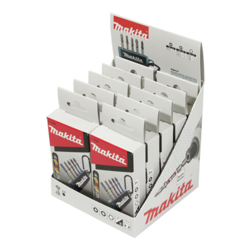 Makita Torsion Bitsets im Thekendisplay Impact Premier 5tlg.