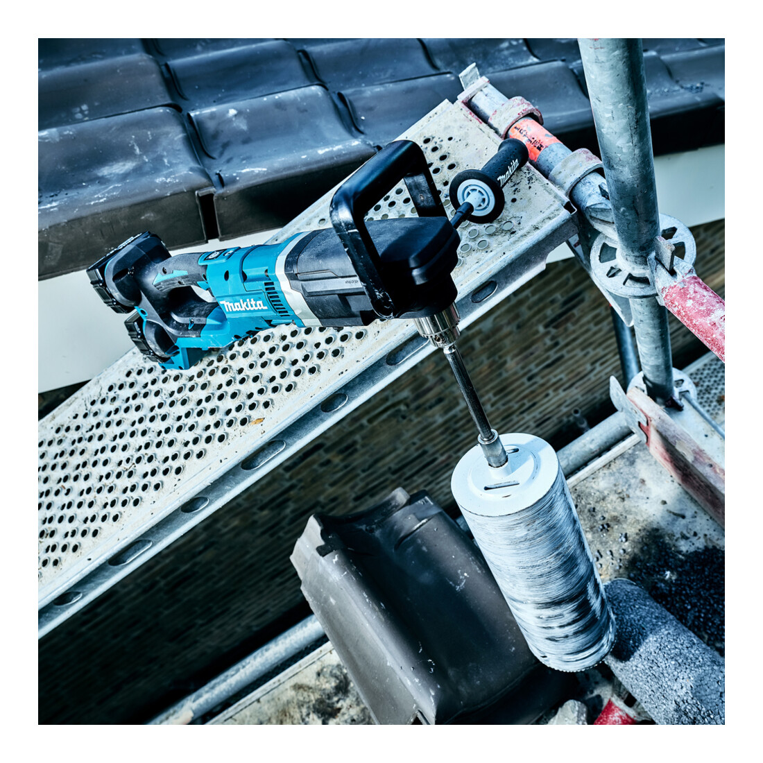 Makita Trapano angolare a batteria DDA460ZK 2 x18 V (senza batteria né caricatore) in valigetta