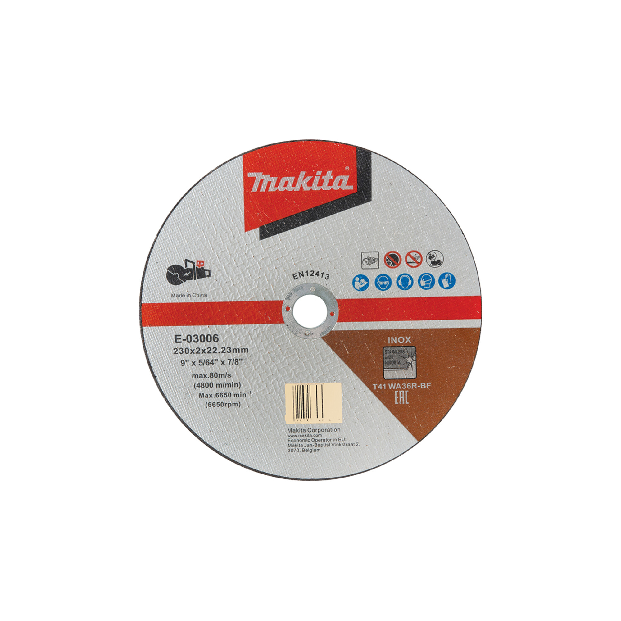 Makita Trennscheibe 230x1,9mm INOX