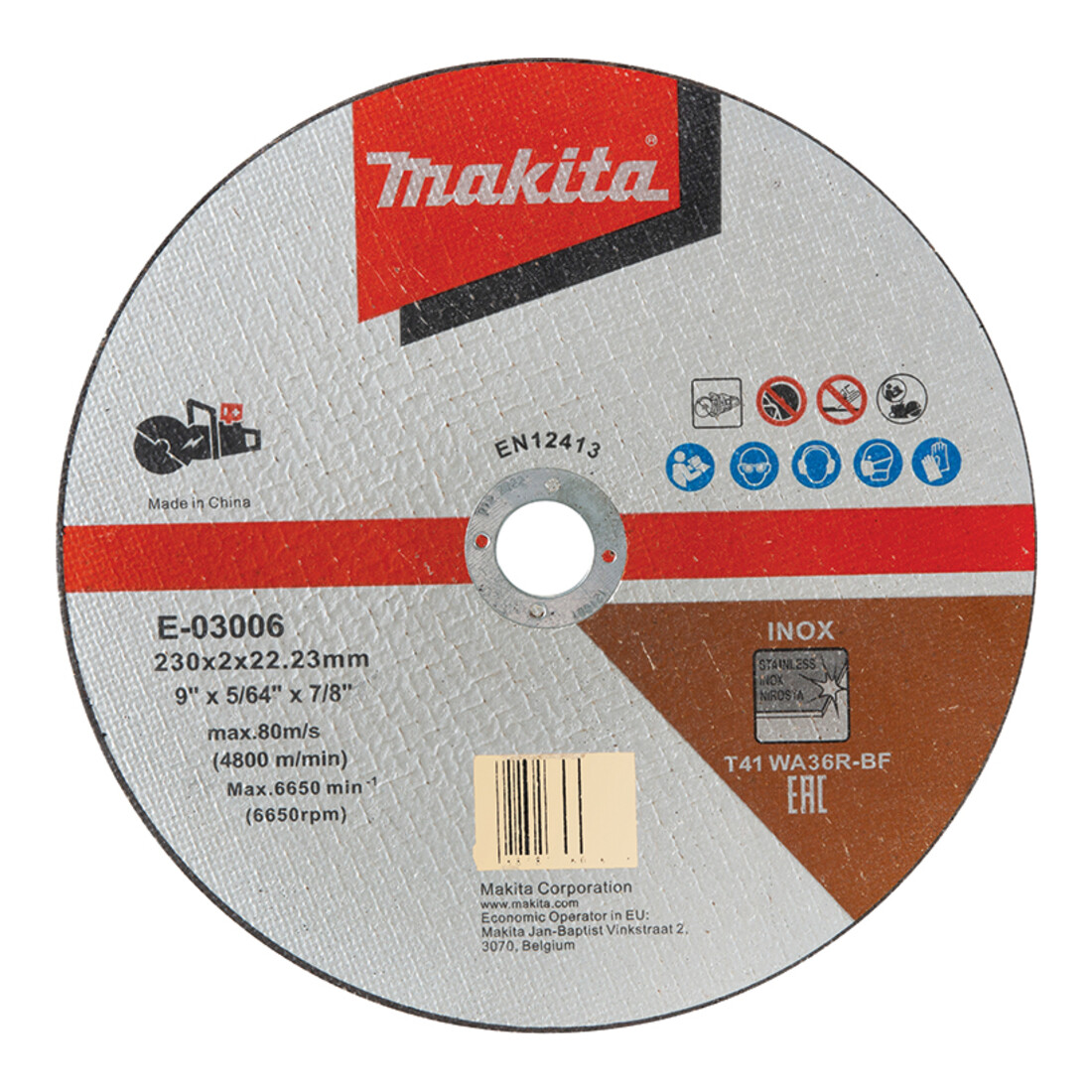 Makita Trennscheibe 230x1,9mm INOX