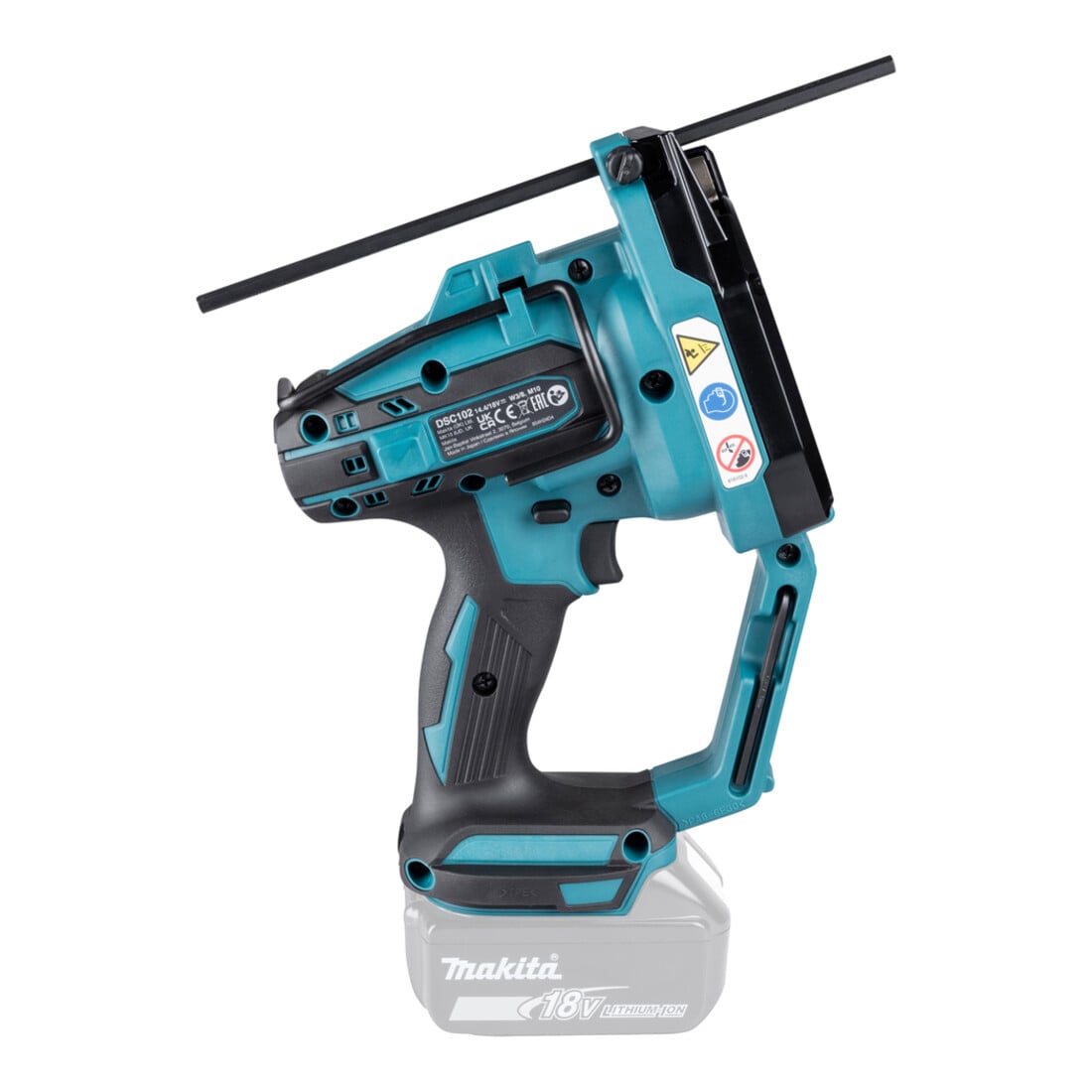 Makita Troncatrice aste filettate a batteria DSC102ZJ 18V in MAKPAC, senza batteria