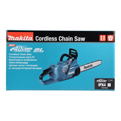 Makita Tronçonneuse à batterie 40V max. / 5,0 Ah, 1 batterie + chargeur