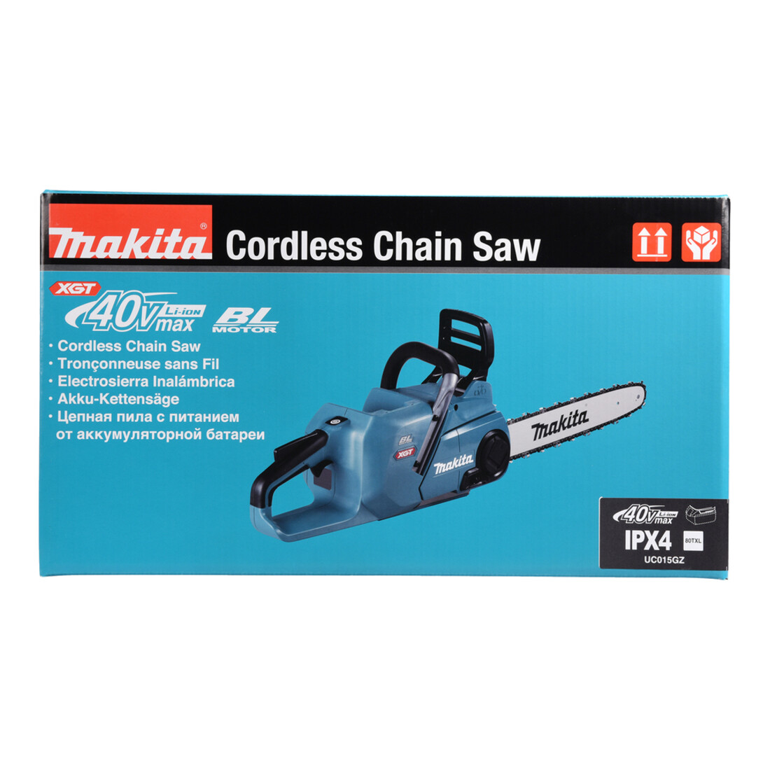 Makita Tronçonneuse sans fil 40V max. (sans batterie, sans chargeur)