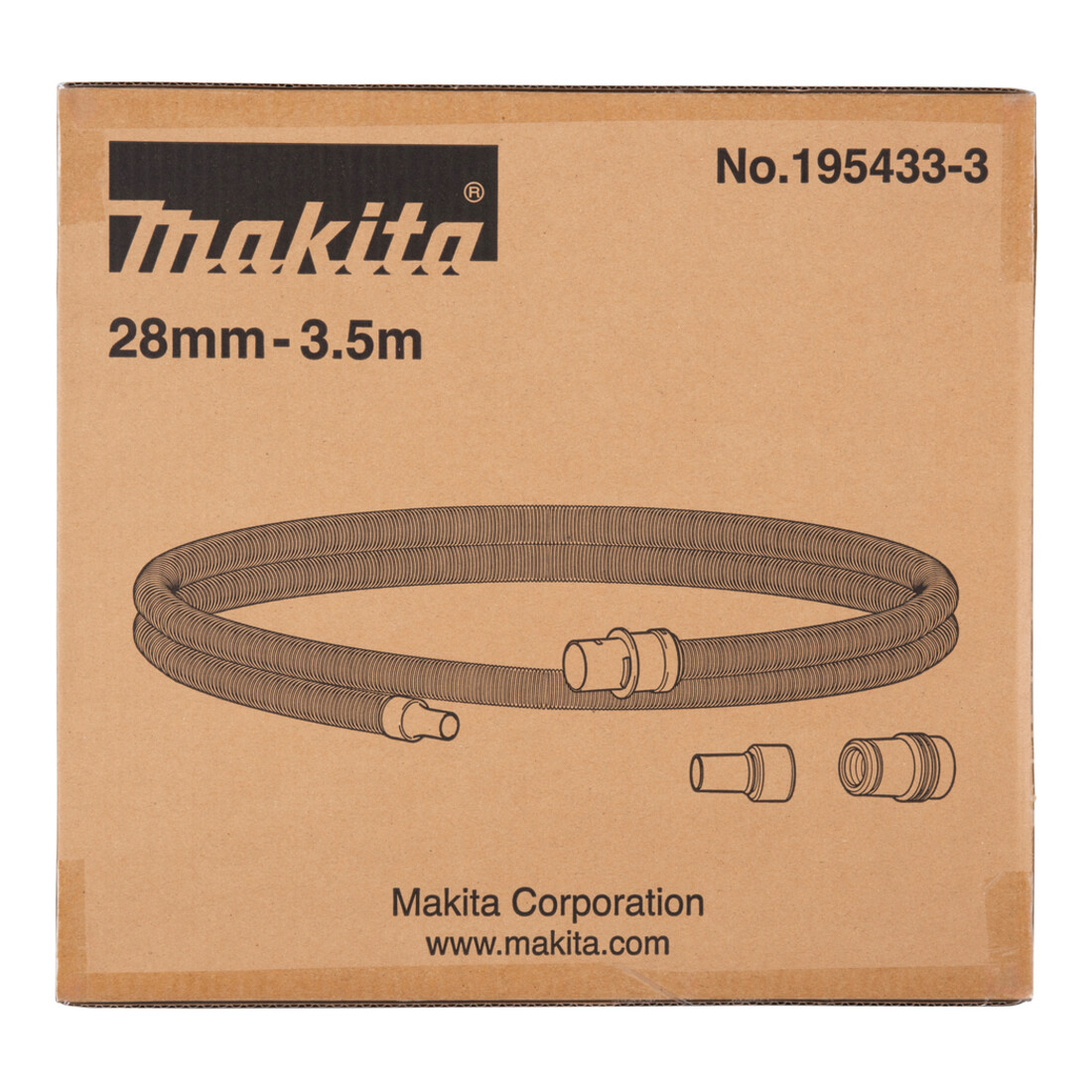 Makita Tubo flessibile di aspirazione 28mm 3,5m antist. (195433-3)