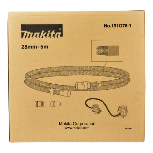 Makita Tubo flessibile di aspirazione 28mm 5,0m 191G76-1