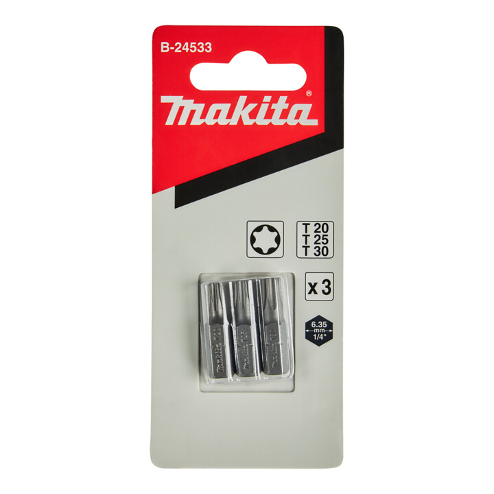 Makita TX bit set 25 mm 3 pcs B-24533