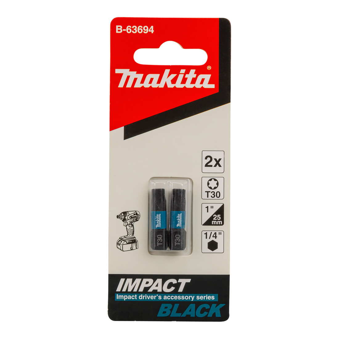 Makita TX Bit TX30x25 2 Stück