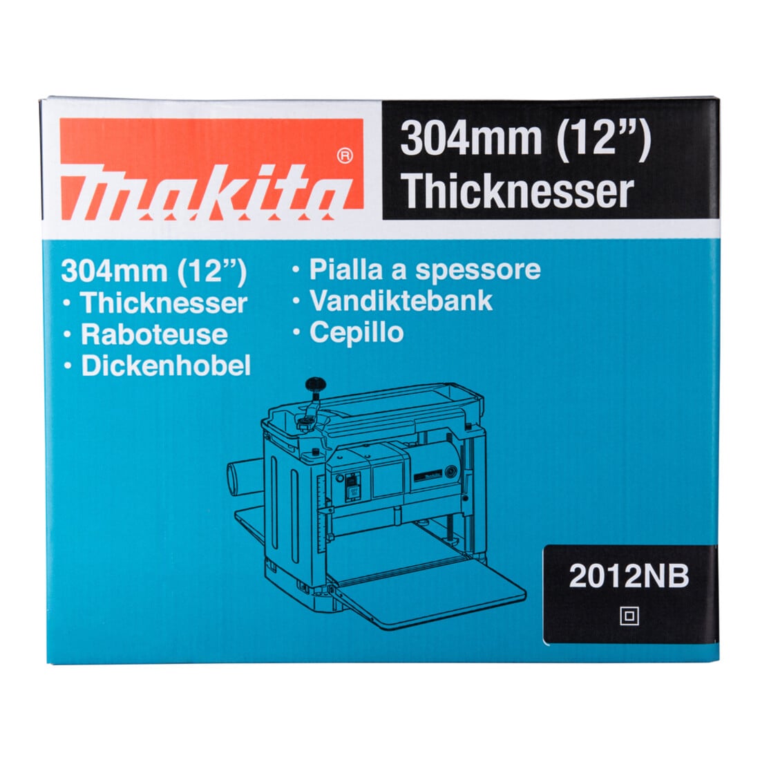 Makita vandiktebank 2012NB, schaafbreedte 304 mm