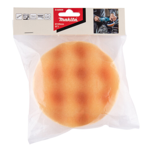 Makita Velcro-Spugna 125mm Arancione D-62608