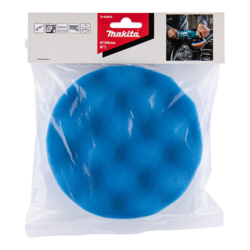 Makita Velcro-Spugna 150mm Blu D-62642