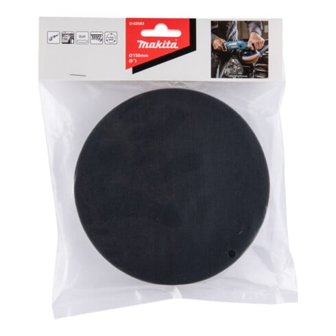 Makita Velcro-Spugna 150mm Nero D-62583
