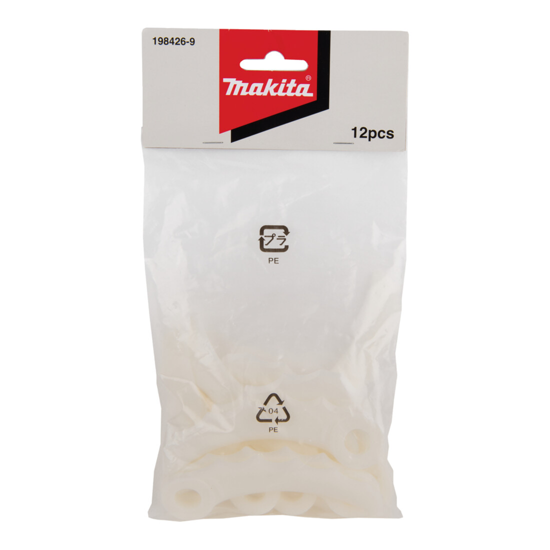Makita vervangingsmes plastic 12 stuks 198426-9