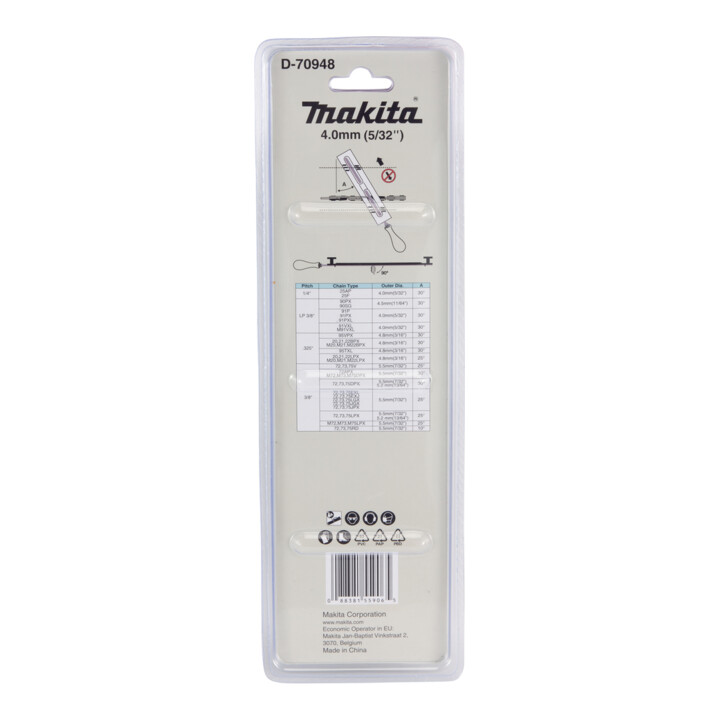 Makita vijlhouder met vijl en houder 4.0mm D-70948