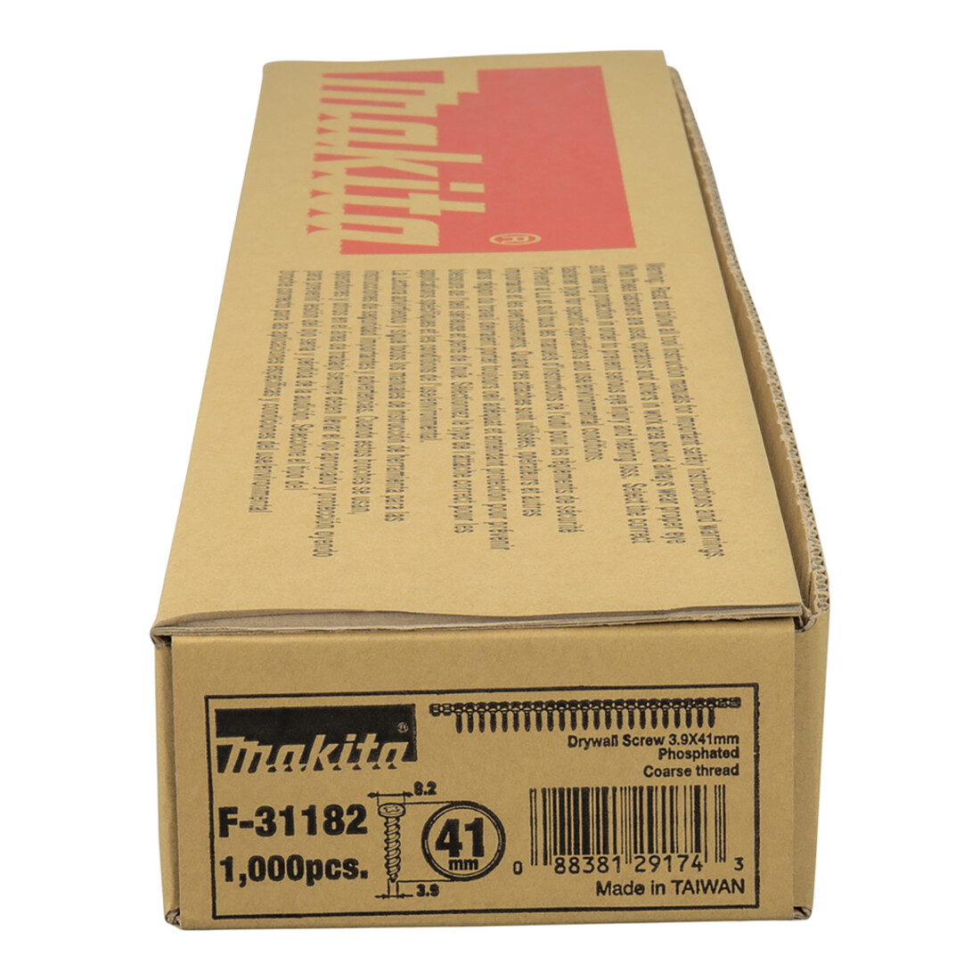Makita Vis à construction rapide brut 3,9x41mm