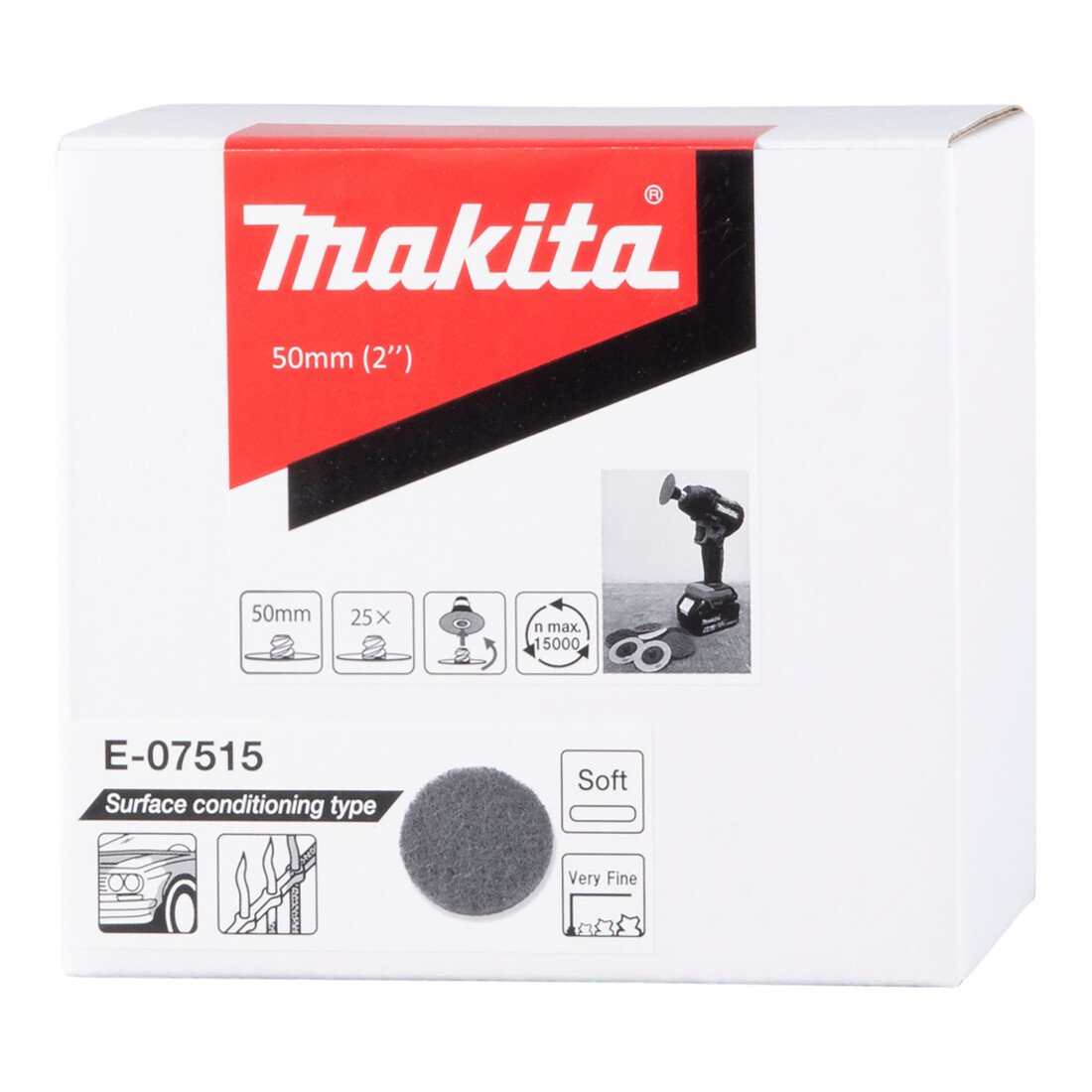 Makita Vliesscheibe Weich-Fein 50mm