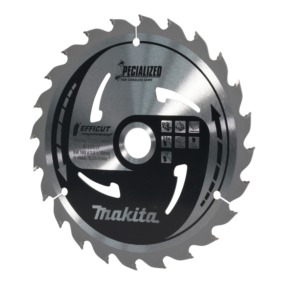 Makita-zaagblad, EFFICT WPC/hout