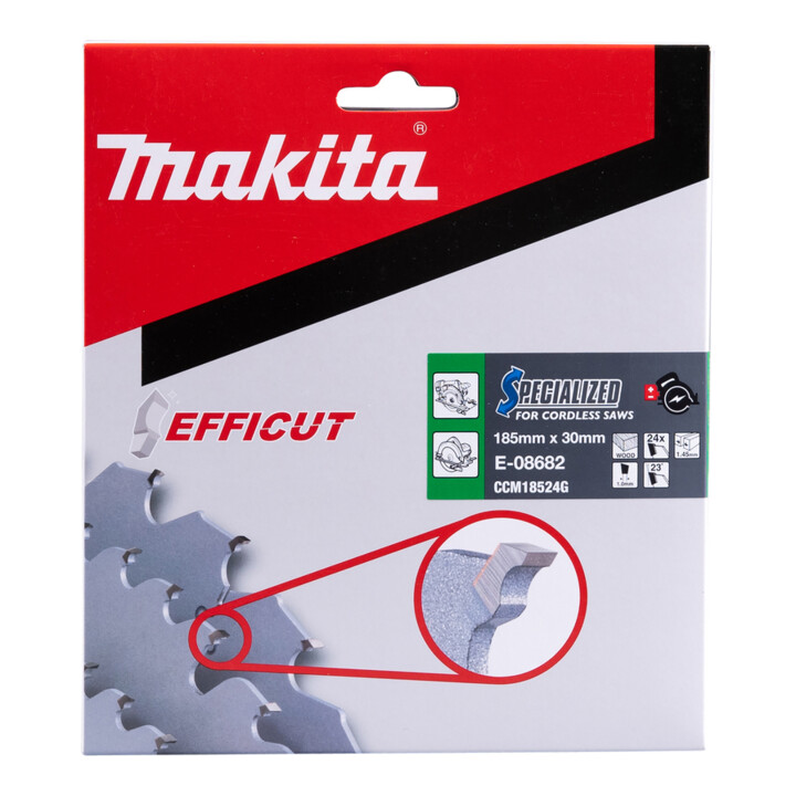 Makita zaagblad EFFICUT 185x30x24Z