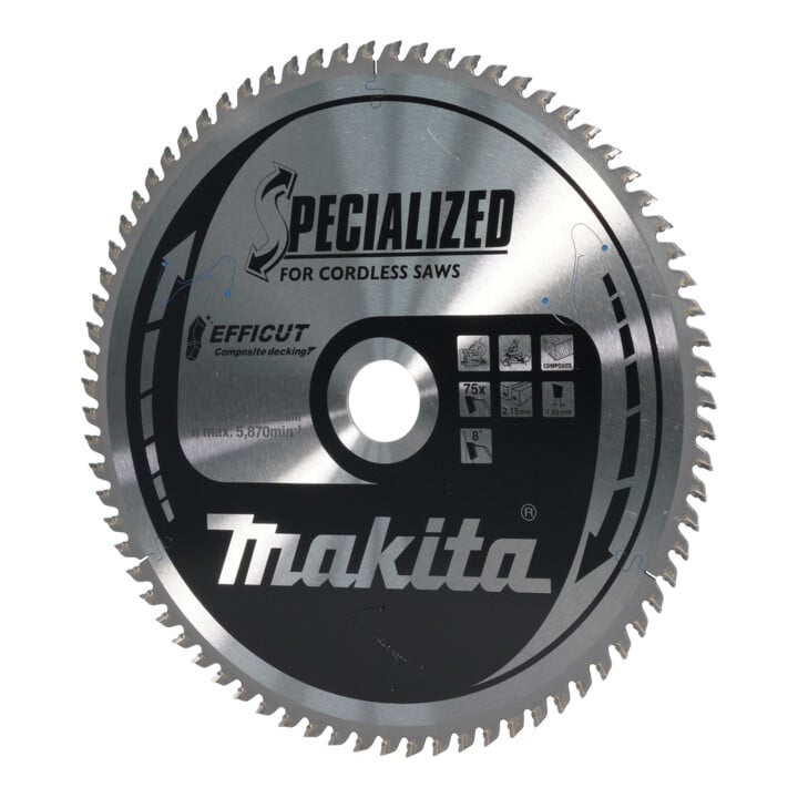 Makita zaagblad EFFICUT 260x30x75Z