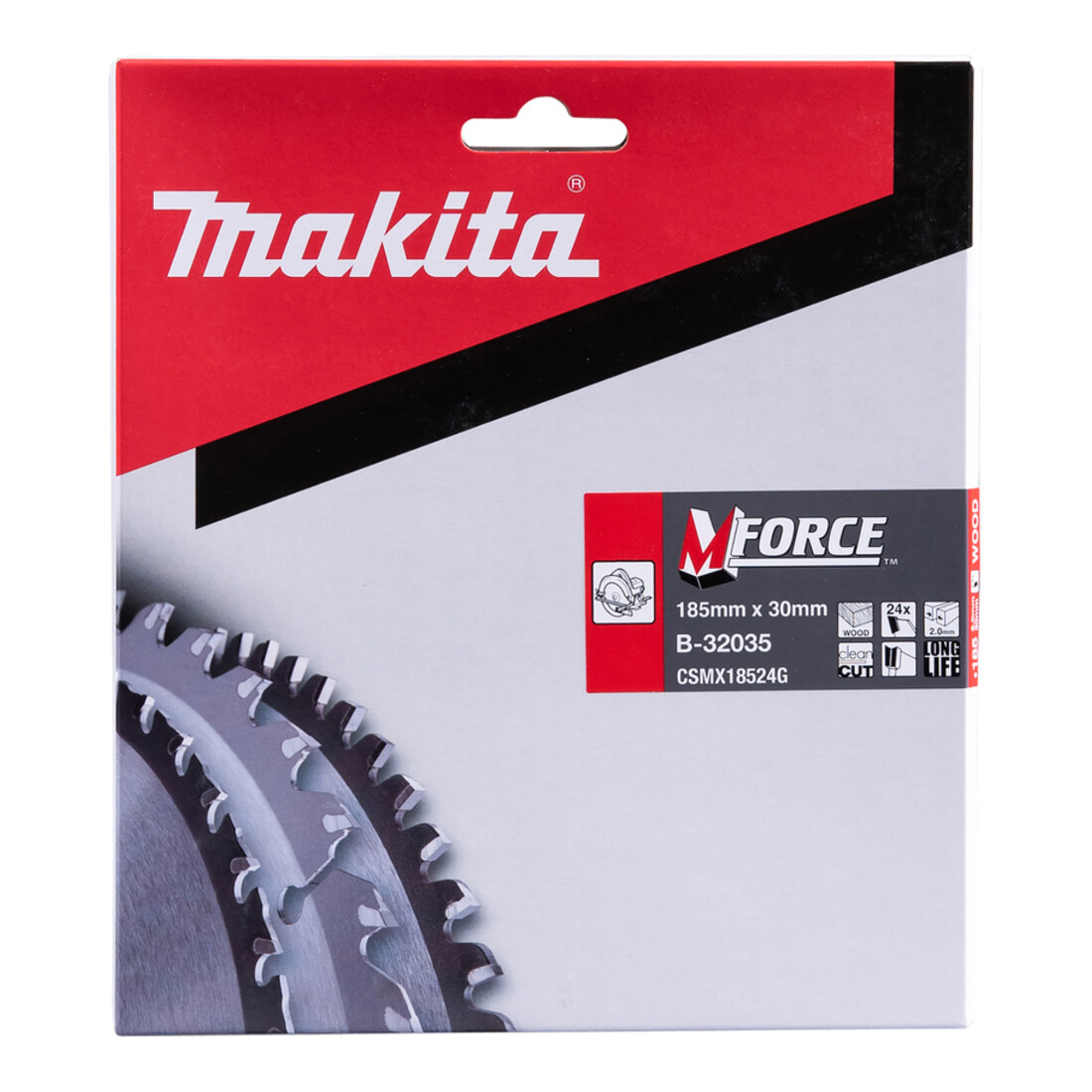 Makita zaagblad M-FORCE 185x30x24Z