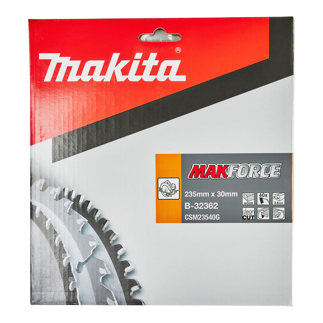 Makita zaagblad MAKFORCE 235x30x40Z