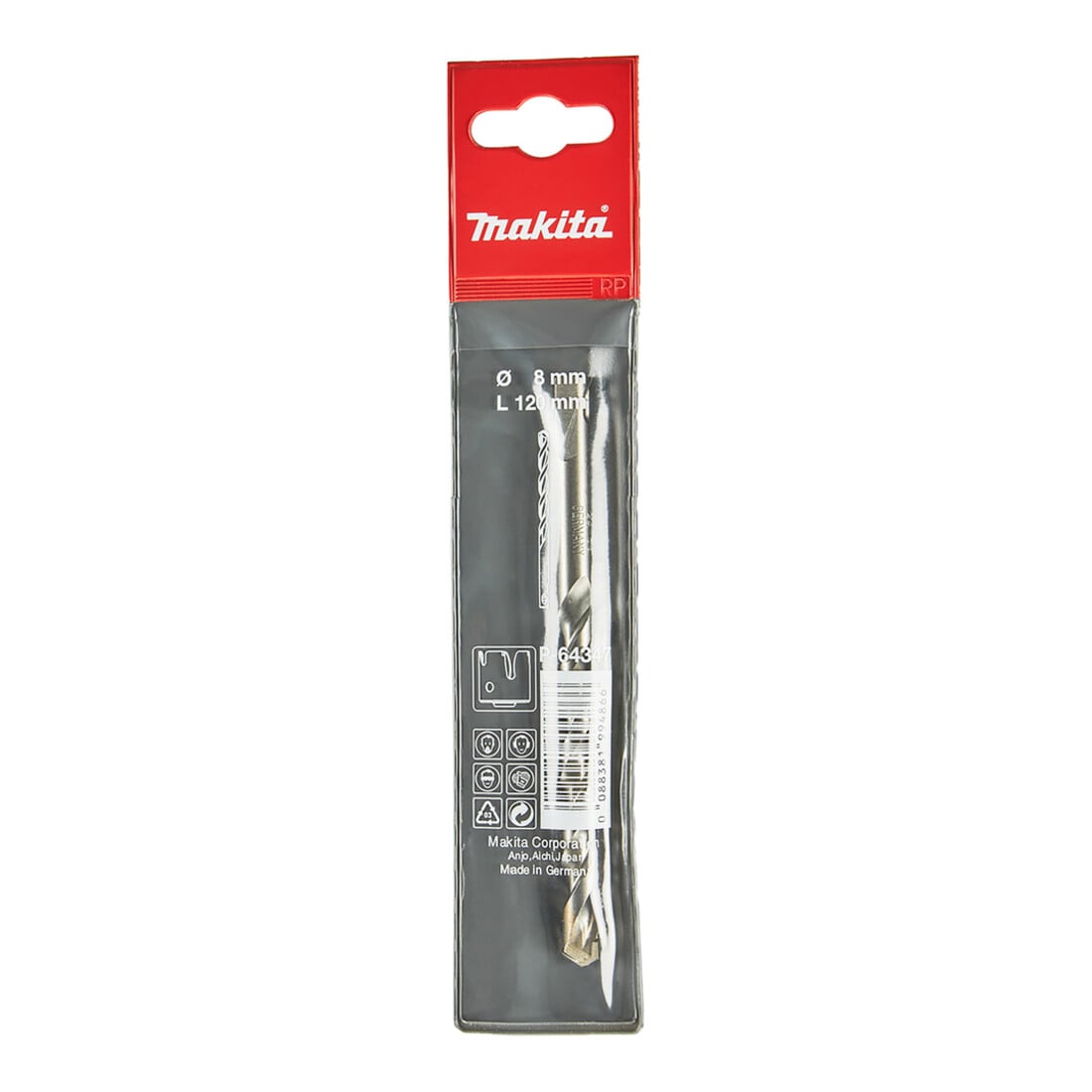 Makita Zentrierbohrer 8x120mm (P-64347)