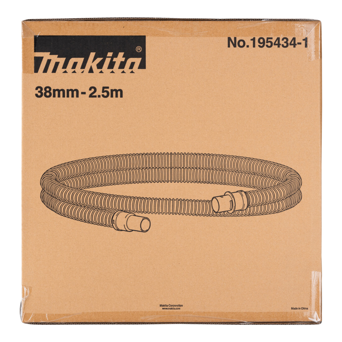 Makita zuigslang 38mm 2,5m antist. (195434-1)